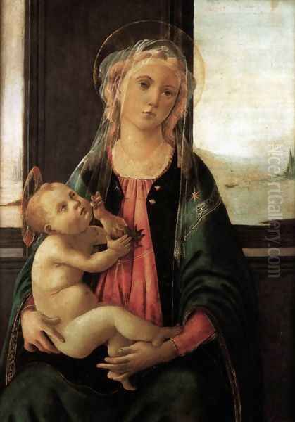 Madonna of the Sea c. 1477 Oil Painting by Sandro Botticelli