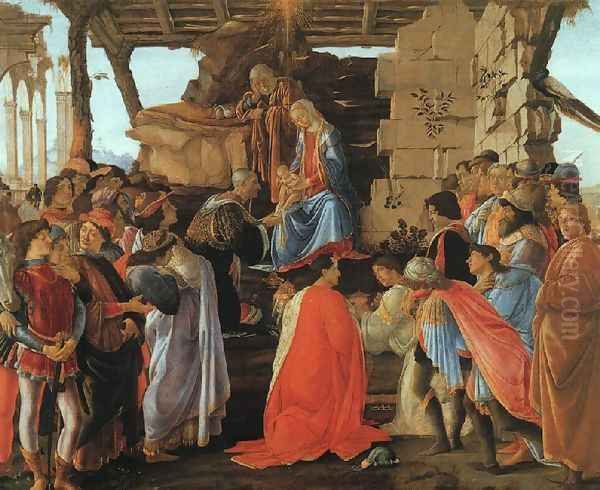 The Adoration of the Magi Oil Painting by Sandro Botticelli