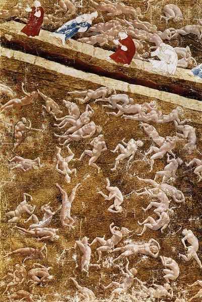 Illustration to the Divine Comedy (Inferno) 1480s Oil Painting by Sandro Botticelli