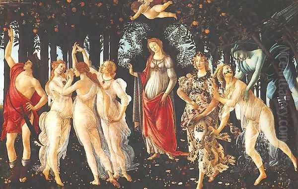 Spring (La primavera) Oil Painting by Sandro Botticelli