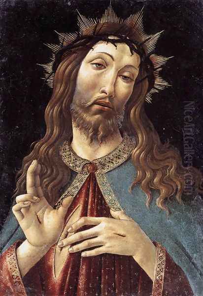 Christ Crowned with Thorns c. 1500 Oil Painting by Sandro Botticelli