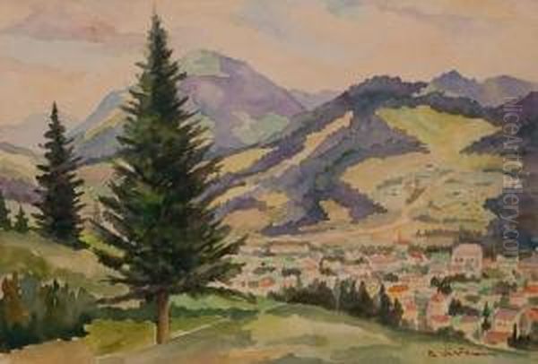 Piatra Neamt I Oil Painting by Partog Vartanian