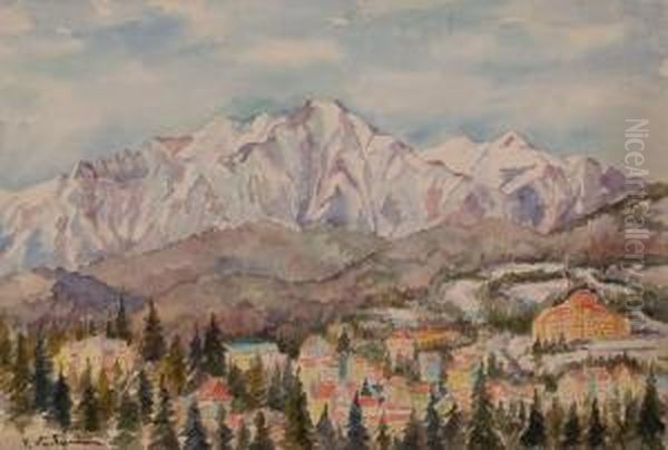 Piatra Neamt Ii Oil Painting by Partog Vartanian