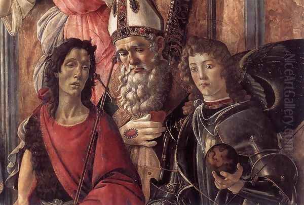 San Barnaba Altarpiece (detail 1) c. 1488 Oil Painting by Sandro Botticelli