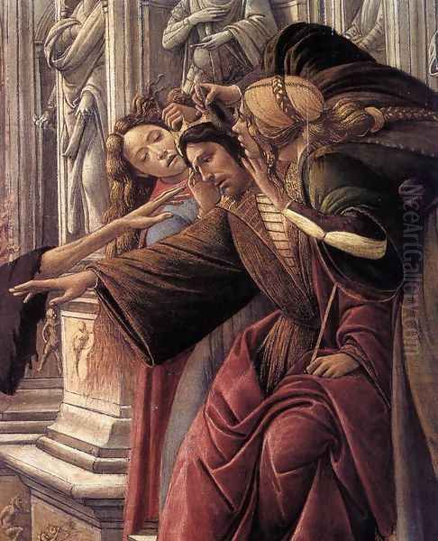 Calumny (detail 3) 1495 Oil Painting by Sandro Botticelli