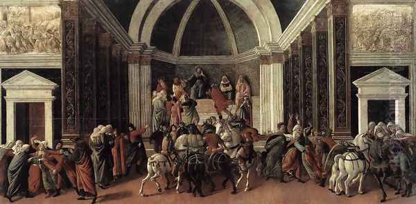 The Story of Virginia 1496-1504 Oil Painting by Sandro Botticelli