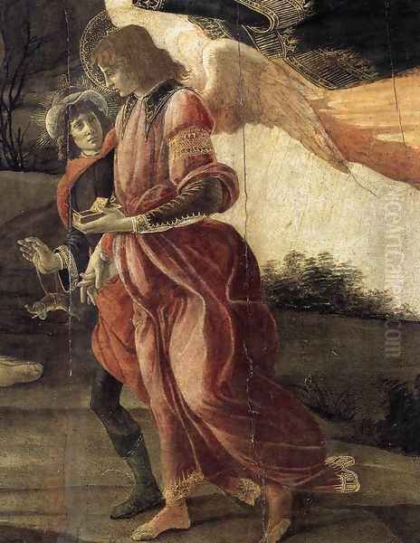 Holy Trinity (detail) 1491-93 Oil Painting by Sandro Botticelli