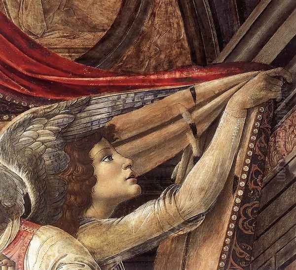 San Barnaba Altarpiece (detail 2) c. 1488 Oil Painting by Sandro Botticelli