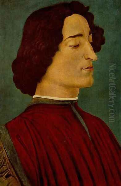 Giuliano de' Medici Oil Painting by Sandro Botticelli