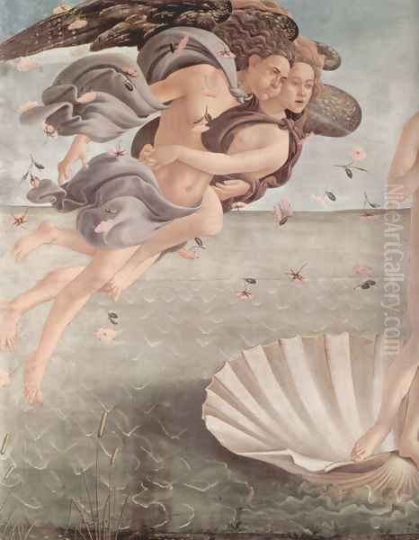 The Birth of Venus (detail 5) Oil Painting by Sandro Botticelli