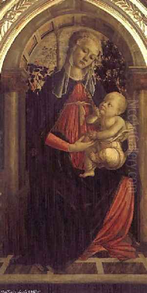 Madonna of the Rosengarden Oil Painting by Sandro Botticelli