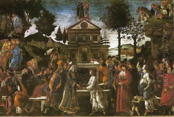 Evidence of Christ Oil Painting by Sandro Botticelli