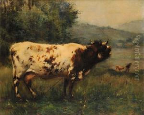 Toro Oil Painting by Paul Vayson