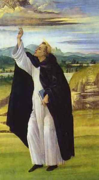 St. Dominic Oil Painting by Sandro Botticelli