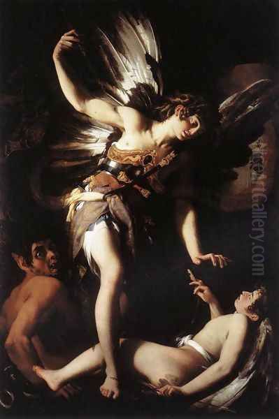 Heavenly Love And Earthly Love 1602-03 Oil Painting by Giovanni Baglione