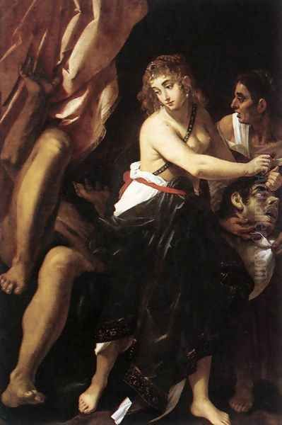 Judith and the Head of Holofernes 1608 Oil Painting by Giovanni Baglione