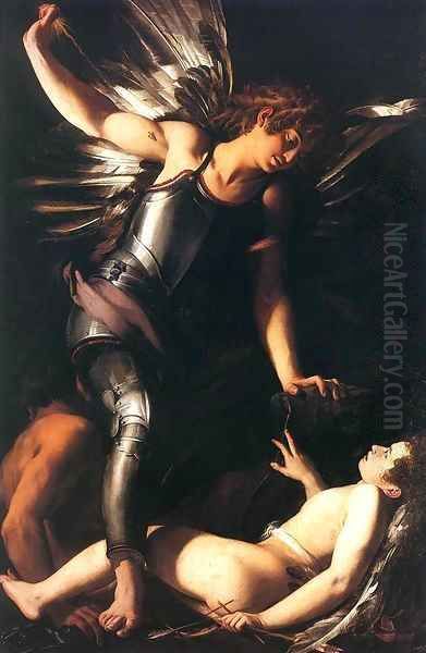 Heavenly Love and Earthly Love 1602 1603 Oil Painting by Giovanni Baglione