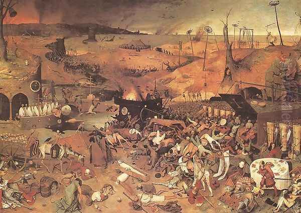 The Triumph of Death c. 1562 Oil Painting by Pieter the Elder Bruegel