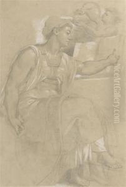 The Eritrean Sibyl Oil Painting by Philipp Veit