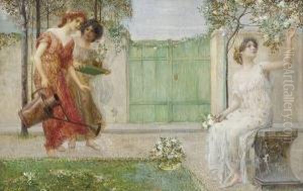 Allegories Oil Painting by Eduard Veith