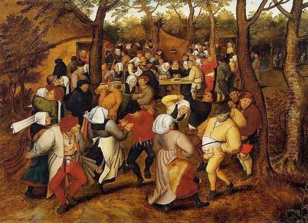 The Peasant Wedding Oil Painting by Pieter the Elder Bruegel