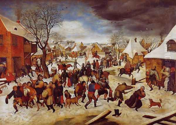 The Massacre of the Innocents Oil Painting by Pieter the Elder Bruegel