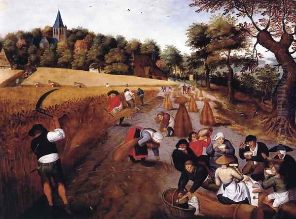 The Harvest Oil Painting by Pieter the Elder Bruegel