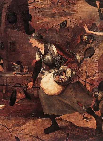 Dulle Griet (detail 2) c. 1562 Oil Painting by Pieter the Elder Bruegel