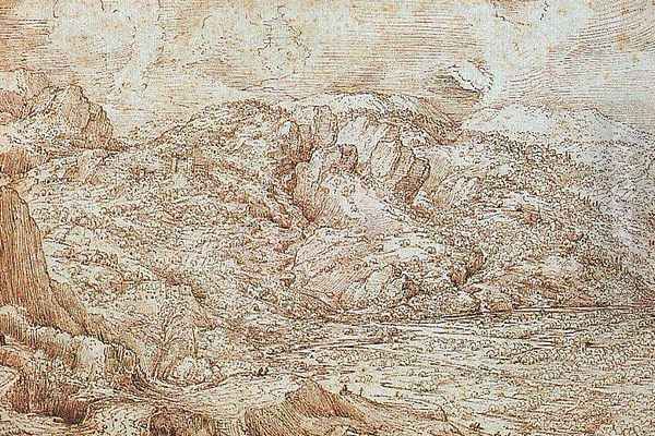 Landscape of the Alps Oil Painting by Pieter the Elder Bruegel