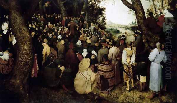 The Sermon of St John the Baptist 1566 Oil Painting by Pieter the Elder Bruegel