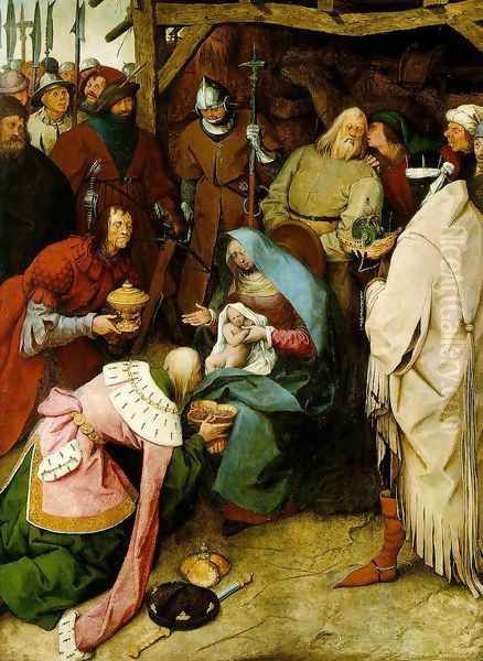 The Adoration of the Kings 1564 Oil Painting by Pieter the Elder Bruegel