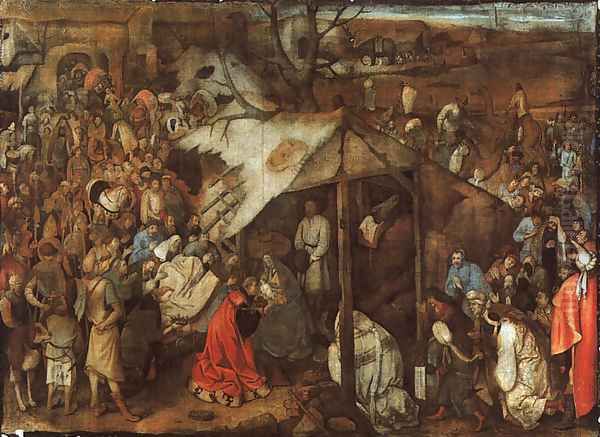 The Adoration of the Kings 1556-62 Oil Painting by Pieter the Elder Bruegel