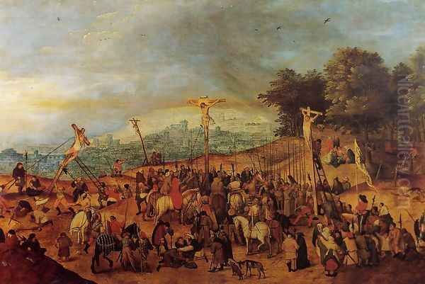 Calvary I Oil Painting by Pieter the Elder Bruegel