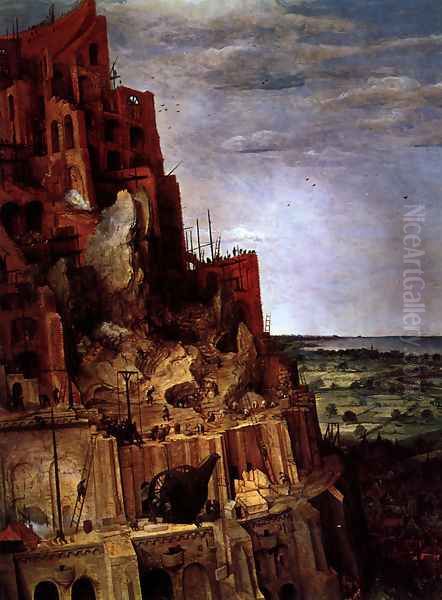 The Tower of Babel [detail] Oil Painting by Pieter the Elder Bruegel