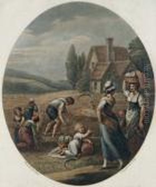 Cries Of London: Two Plates, With Eight Accompanying Prints Oil Painting by Giovanni, John Vendramini