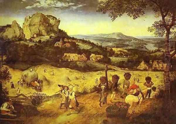 Haymaking Oil Painting by Pieter the Elder Bruegel