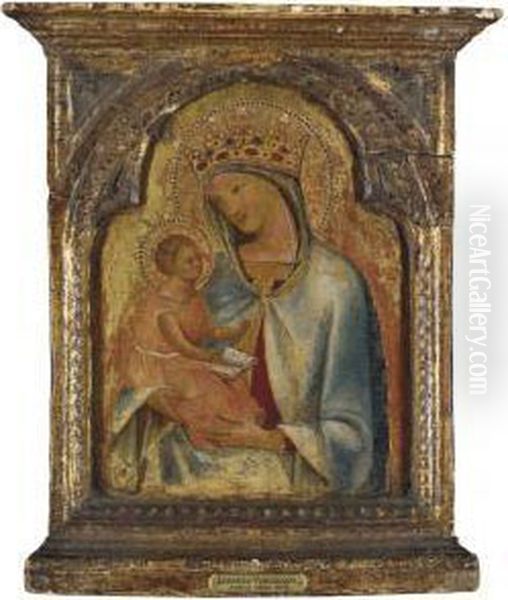 The Madonna And Child Oil Painting by Lorenzo Veneziano