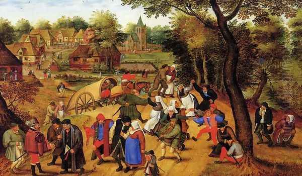 The Return of the Fair Oil Painting by Pieter the Elder Bruegel