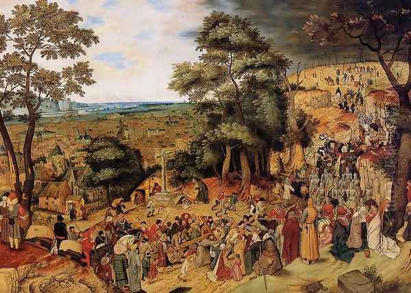 The Way of the Cross Oil Painting by Pieter the Elder Bruegel