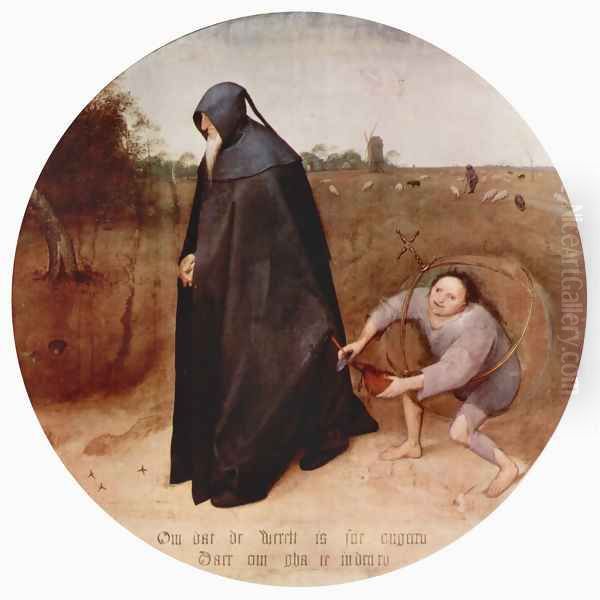 Misanthrope Oil Painting by Pieter the Elder Bruegel