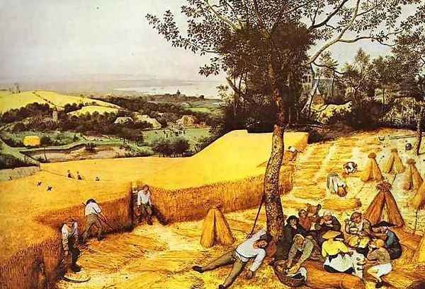 The Harvesters Oil Painting by Pieter the Elder Bruegel