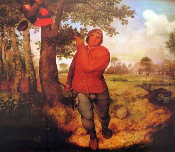 The nest thief Oil Painting by Pieter the Elder Bruegel