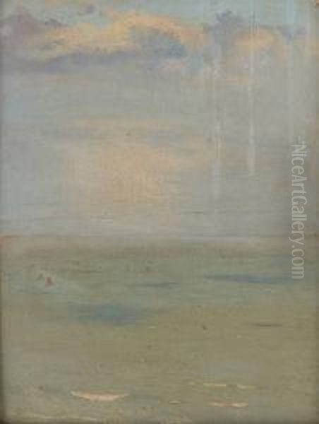 Reflets De Nuages Oil Painting by Marguerite Verboeckhoven