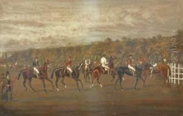 Hippodrome D'eventard A Angers Oil Painting by Jules Verdier