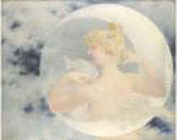 La Lune, Allegorie Oil Painting by Jules Verdier