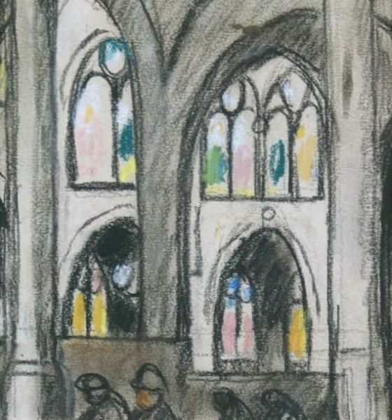 Le Choeur De L'eglise Oil Painting by Louis-Mathieu Verdilhan