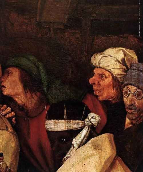 The Adoration of the Kings (detail) 4 Oil Painting by Pieter the Elder Bruegel