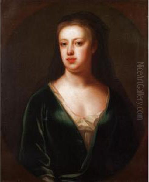 Portrait Of A Lady, Said To Be Lady Susannah Child Oil Painting by Maria Verelst