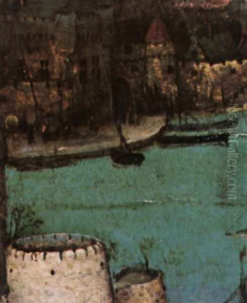 The Tower of Babel (detail) 20 Oil Painting by Pieter the Elder Bruegel