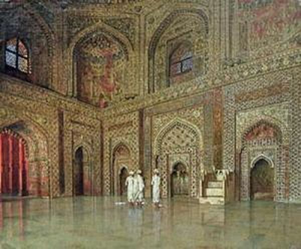 Interno Di Moschea Oil Painting by Vasili Vasilyevich Vereshchagin